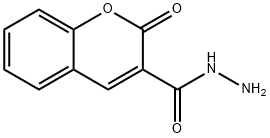 2H-1-Benzopyran-3-carboxylic acid, 2-oxo-, hydrazide Structure