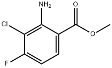 Benzoic acid, 2-amino-3-chloro-4-fluoro-, methyl ester Structure