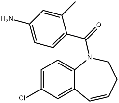 Tolvaptan Impurity 9 구조식 이미지