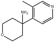 2H-Pyran-4-amine, tetrahydro-4-(3-methyl-4-pyridinyl)- Structure