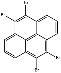 Pyrene, 4,5,9,10-tetrabromo- Structure