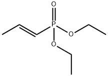 Phosphonic acid, P-(1E)-1-propen-1-yl-, diethyl ester 구조식 이미지