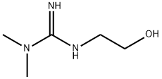 Guanidine, N'-(2-hydroxyethyl)-N,N-dimethyl- Structure