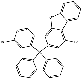 1872364-25-4 7H-Benzo[b]fluoreno[3,4-d]furan, 5,9-dibromo-7,7-diphenyl-