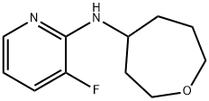 3-fluoro-N-(oxepan-4-yl)pyridin-2-amine 구조식 이미지