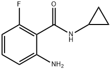 Benzamide, 2-amino-N-cyclopropyl-6-fluoro- Structure