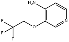 4-Pyridinamine, 3-(2,2,2-trifluoroethoxy)- Structure