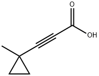 3-(1-methylcyclopropyl)prop-2-ynoic acid 구조식 이미지