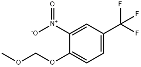 Benzene, 1-(methoxymethoxy)-2-nitro-4-(trifluoromethyl)- Structure