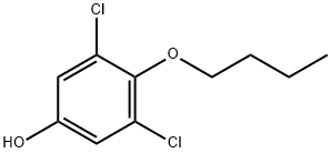 4-butoxy-3,5-dichlorophenol Structure