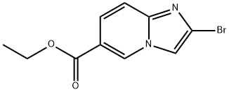 Ethyl 2-bromoimidazo[1,2-a]pyridine-6-carboxylate 구조식 이미지