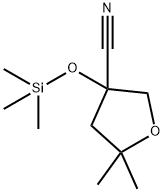 5,5-Dimethyl-3-((Trimethylsilyl)Oxy)Tetrahydrofuran-3-Carbonitrile(WXC02864) Structure