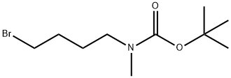 Carbamic acid, N-(4-bromobutyl)-N-methyl-, 1,1-dimethylethyl ester Structure