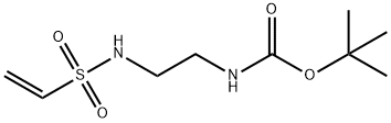 Carbamic acid, N-[2-[(ethenylsulfonyl)amino]ethyl]-, 1,1-dimethylethyl ester Structure
