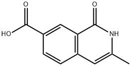 3-methyl-1-oxo-1,2-dihydroisoquinoline-7-carboxy lic acid Structure