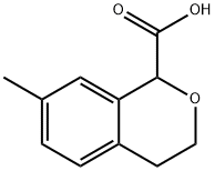 1H-2-Benzopyran-1-carboxylic acid, 3,4-dihydro-7-methyl- Structure