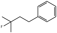 Benzene, (3-fluoro-3-methylbutyl)- 구조식 이미지