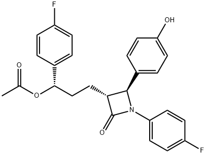 3-O-Acetyl Ezetimibe Structure
