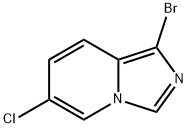 Imidazo[1,5-a]pyridine, 1-bromo-6-chloro- Structure