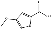 5-Isothiazolecarboxylic acid, 3-methoxy- Structure