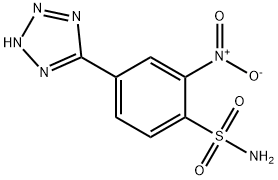 2-nitro-4-(1H-1,2,3,4-tetrazol-5-yl)benzene-1-sulfonamide 구조식 이미지