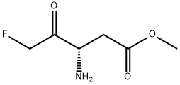 Pentanoic acid, 3-amino-5-fluoro-4-oxo-, methyl ester, (3S)- Structure