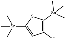 Stannane, 1,1'-(3-fluoro-2,5-thiophenediyl)bis[1,1,1-trimethyl- 구조식 이미지