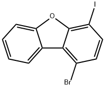 Dibenzofuran, 1-bromo-4-iodo- 구조식 이미지