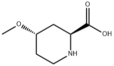 2-Piperidinecarboxylic acid, 4-methoxy-, (2S,4S)- Structure