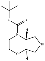 tert-butyl (4aR,7aR)-hexahydropyrrolo[3,4-b][1,4]oxazine-4(4aH)-carboxylate Structure