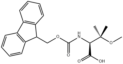 Threonine, N-[(9H-fluoren-9-ylmethoxy)carbonyl]-O,3-dimethyl- Structure