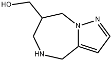 (5,6,7,8-Tetrahydro-4H-Pyrazolo[1,5-A][1,4]Diazepin-7-Yl)Methanol(WX141705) Structure