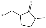 2-Pyrrolidinone, 3-(bromomethyl)-1-methyl- Structure