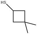 3,3-dimethylcyclobutane-1-thiol Structure