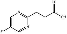 2-Pyrimidinepropanoic acid, 5-fluoro- Structure