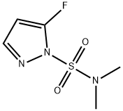 1H-Pyrazole-1-sulfonamide, 5-fluoro-N,N-dimethyl- Structure