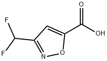 3-(difluoromethyl)isoxazole-5-carboxylic acid(WXFC0767) 구조식 이미지