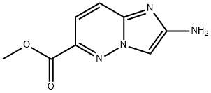 methyl 2-aminoimidazo[1,2-b]pyridazine-6-carboxylate 구조식 이미지