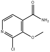 4-Pyridinecarboxamide, 2-chloro-3-methoxy- Structure