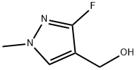 1H-Pyrazole-4-methanol, 3-fluoro-1-methyl- Structure