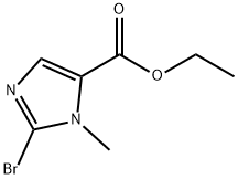 1H-Imidazole-5-carboxylic acid, 2-bromo-1-methyl-, ethyl ester Structure