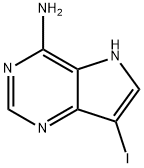 5H-Pyrrolo[3,2-d]pyrimidin-4-amine, 7-iodo- Structure