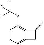 Bicyclo[4.2.0]octa-1,3,5-trien-7-one, 5-(trifluoromethoxy)- Structure