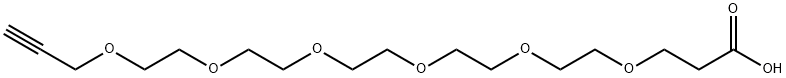 Propargyl-PEG6-acid 구조식 이미지