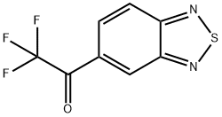 Ethanone, 1-(2,1,3-benzothiadiazol-5-yl)-2,2,2-trifluoro- Structure