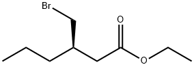 (R)-Ethyl 3-(bromomethyl)hexanoate 구조식 이미지