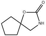 1-oxa-3-azaspiro[4.4]nonan-2-one 구조식 이미지