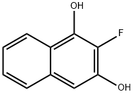 1,3-Naphthalenediol, 2-fluoro- Structure