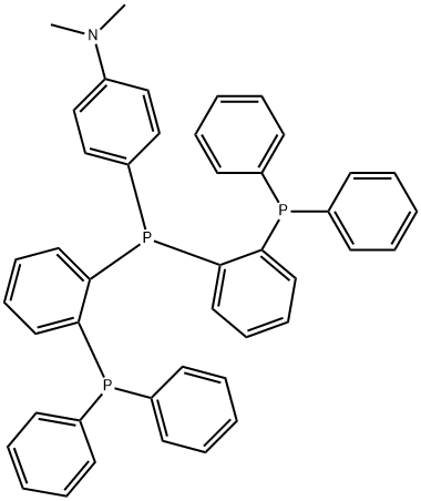 Benzenamine, 4-[bis[2-(diphenylphosphino)phenyl]phosphino]-N,N-dimethyl- Structure