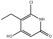 6-chloro-5-ethyl-4-hydroxypyridin-2(1H)-one Structure